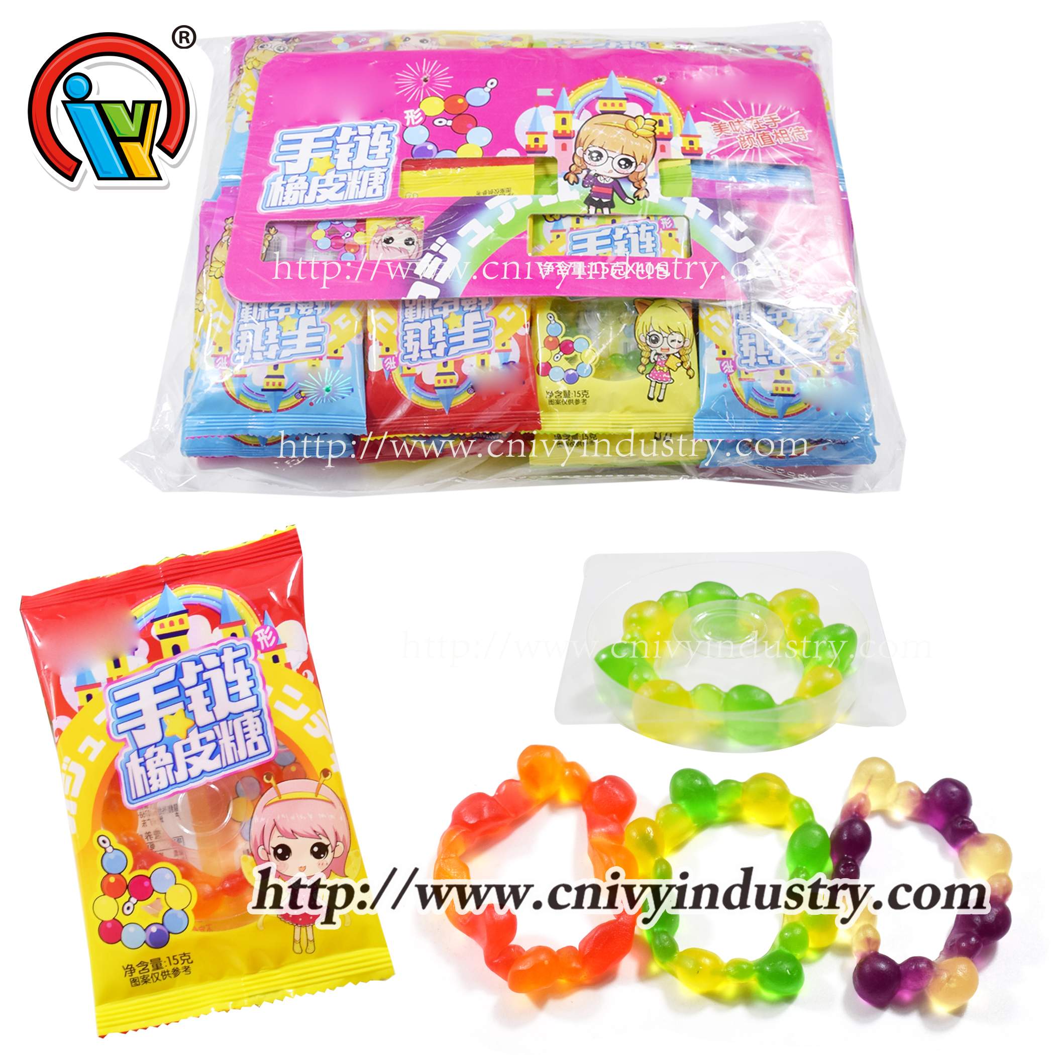 bracelet jelly gummy candy wholesale 