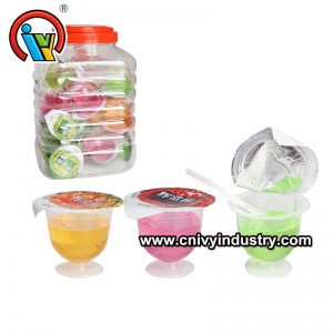 IVY 공장 가격 과일 향기 잼 액체 캔디 컵
