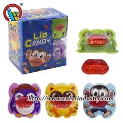 lip shape fruit flavor jelly gummy candy for sale