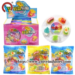 wholesale halal gummy food candy with turntable